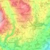 Carte topographique Horgenzell, altitude, relief