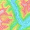 Carte topographique Evionnaz, altitude, relief