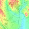 Carte topographique Humanes, altitude, relief