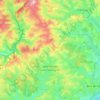Carte topographique Saint-Berain-sous-Sanvignes, altitude, relief