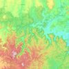 Carte topographique Muswellbrook Shire Council, altitude, relief