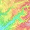 Carte topographique Le Val-d'Ajol, altitude, relief