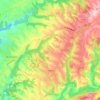 Carte topographique Teillet, altitude, relief