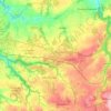 Carte topographique Plouigneau, altitude, relief