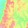Carte topographique Barrocão, altitude, relief