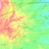 Carte topographique Godelleta, altitude, relief