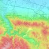 Carte topographique Лозен, altitude, relief