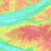 Carte topographique 37400, altitude, relief