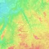 Carte topographique Evodoula, altitude, relief