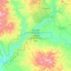 Carte topographique Gila Box Riparian National Conservation Area, altitude, relief