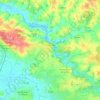 Carte topographique Guenrouet, altitude, relief