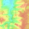 Carte topographique La Chapelle-Hugon, altitude, relief