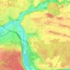 Carte topographique 77000, altitude, relief