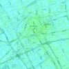 Carte topographique 菊园新区, altitude, relief