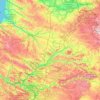 Carte topographique Picardie, altitude, relief
