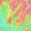 Carte topographique Wilhelmsthal, altitude, relief