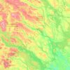 Carte topographique Sorsele kommun, altitude, relief