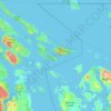 Carte topographique Southern Gulf Islands Electoral Area, altitude, relief