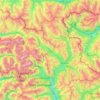 Carte topographique Communauté de communes du Briançonnais, altitude, relief