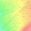 Carte topographique ضلع بہاولنگر, altitude, relief