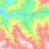 Carte topographique Chilete, altitude, relief