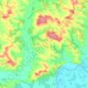 Carte topographique Pinel-Hauterive, altitude, relief