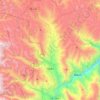 Carte topographique Huari, altitude, relief