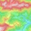 Carte topographique Portet-d'Aspet, altitude, relief