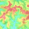 Carte topographique Breux, altitude, relief