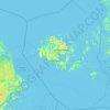 Carte topographique Åland, altitude, relief