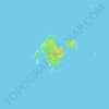 Carte topographique Ness Islands, altitude, relief