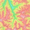 Carte topographique 65120, altitude, relief
