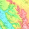 Carte topographique Malaussanne, altitude, relief