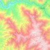 Carte topographique Macate, altitude, relief
