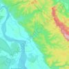 Carte topographique Wazeed mandal, altitude, relief