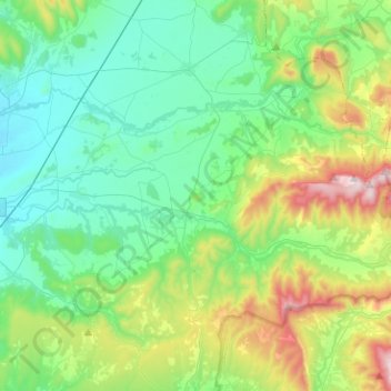 Carte topographique 26160, altitude, relief