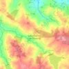 Carte topographique Saint-Quentin-sur-Charente, altitude, relief