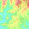 Carte topographique Dunoon, altitude, relief
