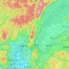 Carte topographique Ōtsu, altitude, relief
