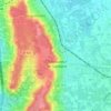 Carte topographique 84470, altitude, relief