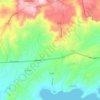 Carte topographique East Seme ward, altitude, relief