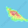 Carte topographique Île Futuna, altitude, relief