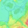 Carte topographique Раздоры, altitude, relief