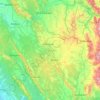 Carte topographique Hamirpur, altitude, relief