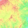 Carte topographique Greater Kokstad Local Municipality, altitude, relief