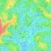 Carte topographique Biyem-Assi, altitude, relief