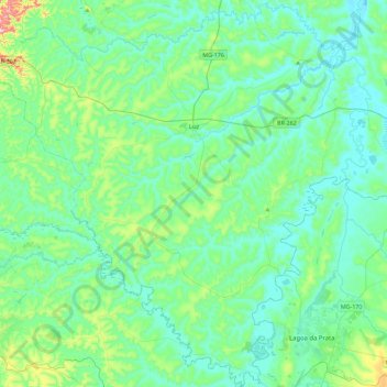 Carte topographique Luz, altitude, relief
