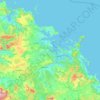 Carte topographique Bay of Islands-Whangaroa Community, altitude, relief