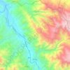 Carte topographique Pichari, altitude, relief