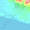 Carte topographique Nome, altitude, relief